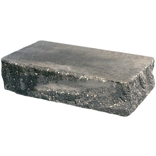 Кирпич облицовочный угловой черный скол скала 225*90*65мм М250кг/см2 полнотелый Судогодский