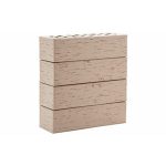 Кирпич облицовочный клинкер серый "Стокгольм" береста 250*85*65мм стандартная стенка М300кг/см2 щелевой ЛСР Клинкер фасадный