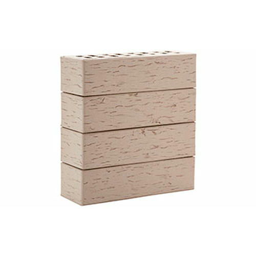 Кирпич облицовочный клинкер серый "Стокгольм" береста 250*85*65мм стандартная стенка М300кг/см2 щелевой ЛСР Клинкер фасадный