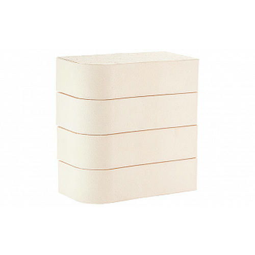 Кирпич облицовочный ЛСР R-60 радиусный, белый гладкий, 250*120*65 мм