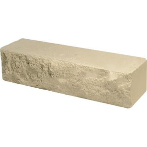 Кирпич облицовочный брусок слоновая кость скол скала 250*50*65мм М250кг/см2 полнотелый Судогодский