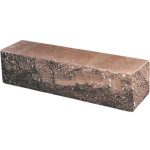 Кирпич облицовочный брусок угловой терракотовый скол скала 225*50*65мм М250кг/см2 полнотелый Судогодский