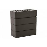 Кирпич облицовочный ЛСР графитовый гладкий, 250*120*65 мм