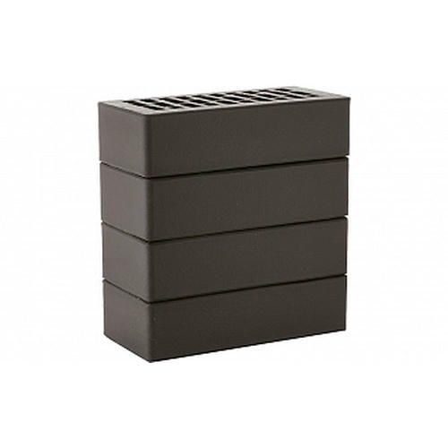 Кирпич облицовочный ЛСР графитовый гладкий, 250*120*65 мм