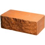 Кирпич облицовочный ложок персик скол скала 250*90*88мм М250кг/см2 полнотелый Судогодский