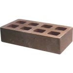 Кирпич облицовочный терракотовый гладкий 250*120*65мм стандартная стенка М250кг/см2 щелевой Судогодский