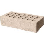 Кирпич облицовочный слоновая кость пена 250*120*65мм утолщенная стенка 20мм М300кг/см2 щелевой Железногорск