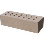 Кирпич облицовочный серый пена 250*85*65мм утолщенная стенка 20мм М200кг/см2 щелевой Железногорск