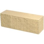 Кирпич облицовочный брусок угловой соломенный скол классический 225*60*88мм М250кг/см2 полнотелый Судогодский