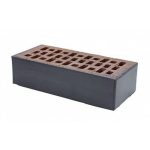 Кирпич облицовочный пустотелый Lode Carbon, 250*120*65 мм