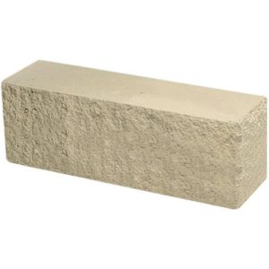 Кирпич облицовочный брусок угловой слоновая кость скол классический 225*60*88мм М250кг/см2 полнотелый Судогодский