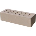 Кирпич облицовочный серый скала 250*85*65мм утолщенная стенка 20мм М200кг/см2 щелевой Железногорск