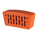 Кирпич фигурный пустотелый (лекальный R-1500) Lode Janka гладкий, 250*120*65 мм