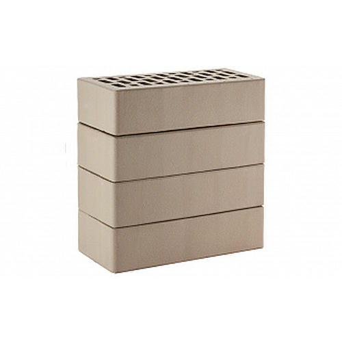 Кирпич облицовочный ЛСР серый гладкий, М-175 ТУ, 250*120*65 мм