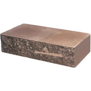 Кирпич облицовочный ложок терракотовый скол классический 250*100*65мм М250кг/см2 полнотелый Судогодский