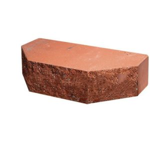 Кирпич облицовочный трапеция Т-2 красный скол классический 250*100*65мм М250кг/см2 полнотелый Судогодский