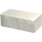 Кирпич облицовочный ложок белый скол классический 250*100*88мм М250кг/см2 полнотелый Судогодский