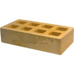 Кирпич облицовочный желтый гладкий 250*120*65мм стандартная стенка М250кг/см2 щелевой Судогодский