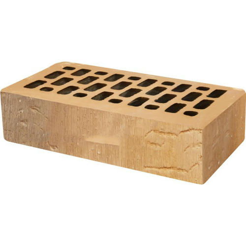 Кирпич облицовочный венеция рифленый 250*120*65мм утолщенная стенка 20мм М175кг/см2 щелевой Голицыно