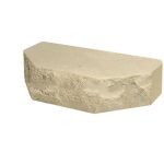 Кирпич облицовочный трапеция Т-2 слоновая кость скол скала 250*90*65мм М250кг/см2 полнотелый Судогодский