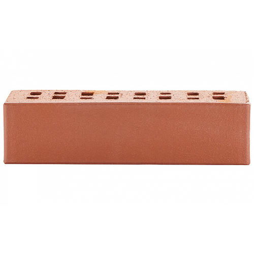 Кирпич облицовочный клинкер красный "Лондон" гладкий 250*85*65мм стандартная стенка М300кг/см2 щелевой ЛСР Клинкер фасадный — изображение 2