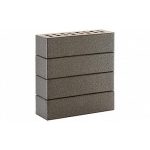 Кирпич клинкерный ЛСР серебристый Эльфюс гладкий M300, 250*85*65 мм