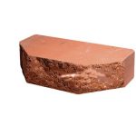 Кирпич облицовочный трапеция Т-2 красный скол скала 250*90*65мм М250кг/см2 полнотелый Судогодский
