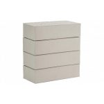 Кирпич облицовочный полнотелый ЛСР светло-серый гладкий, 250*120*65 мм