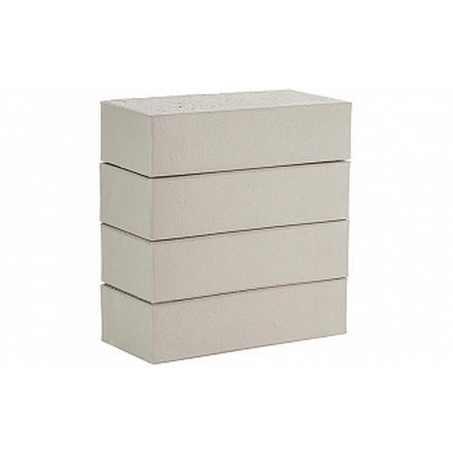 Кирпич облицовочный полнотелый ЛСР светло-серый гладкий, 250*120*65 мм