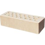 Кирпич облицовочный пшеничное лето бархат 250*85*65мм стандартная стенка М150кг/см2 щелевой Керма