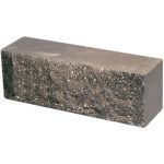 Кирпич облицовочный брусок шоколад скол скала 250*50*88мм М250кг/см2 полнотелый Судогодский