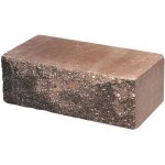 Кирпич облицовочный ложок терракотовый скол скала 250*90*88мм М250кг/см2 полнотелый Судогодский