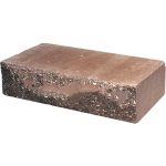 Кирпич облицовочный ложок терракотовый скол скала 250*90*65мм М250кг/см2 полнотелый Судогодский