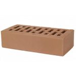 Кирпич облицовочный пустотелый Lode Rudis гладкий, 250*120*65 мм