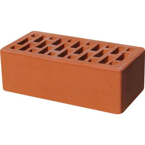 Кирпич облицовочный красный (персик) гладкий 250*120*88мм стандартная стенка М150кг/см2 щелевой Новомосковск