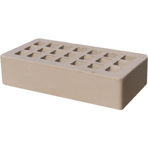 Кирпич облицовочный серый гладкий 250*120*65мм утолщенная стенка 20мм М200кг/см2 щелевой Железногорск