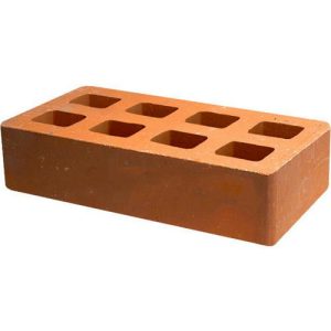 Кирпич облицовочный персик гладкий 250*120*65мм стандартная стенка М250кг/см2 щелевой Судогодский