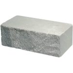 Кирпич облицовочный ложок серый скол скала 250*90*88мм М250кг/см2 полнотелый Судогодский