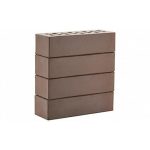 Кирпич ЛСР Мюнхен гладкий клинкерный коричневый M300 250*85*65 мм