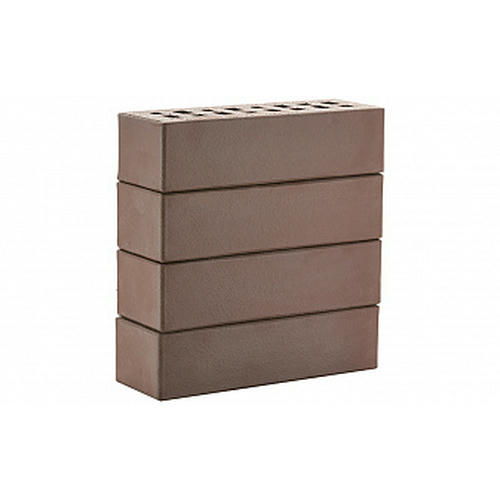 Кирпич ЛСР Мюнхен гладкий клинкерный коричневый M300 250*85*65 мм