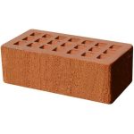 Кирпич облицовочный красный бархат 250*120*88мм утолщенная стенка 20мм М150кг/см2 щелевой Железногорск