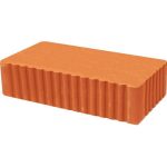 Кирпич строительный красный рифленый 250*120*65мм М150кг/см2 полнотелый Мстера