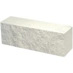 Кирпич облицовочный брусок белый скол классический 250*60*88мм М250кг/см2 полнотелый Судогодский