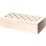 Кирпич облицовочный белые ночи руст 250*120*65мм утолщенная стенка 20мм М175кг/см2 щелевой Голицыно