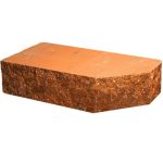 Кирпич облицовочный фигурный Ф-1 персик скол классический 225*100*65мм М250кг/см2 полнотелый Судогодский