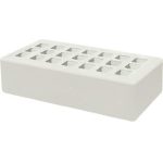 Кирпич облицовочный белый гладкий 250*120*65мм утолщенная стенка 20мм М200кг/см2 щелевой Железногорск