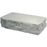 Кирпич облицовочный угловой серый скол скала 225*90*65мм М250кг/см2 полнотелый Судогодский