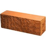 Кирпич облицовочный брусок угловой персик скол классический 225*60*88мм М250кг/см2 полнотелый Судогодский