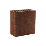 Кирпич облицовочный ЛСР коричневый тростник, утолщенные стенки, М175, 250*120*65 мм