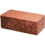 Кирпич облицовочный ложок красный скол классический 250*100*88мм М250кг/см2 полнотелый Судогодский